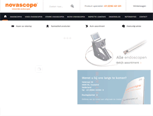 Tablet Screenshot of endoscopen.nl